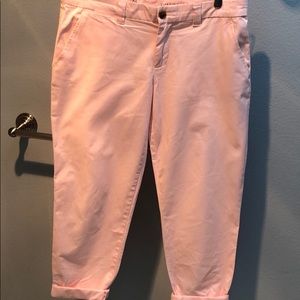 GAP broken-in-straight size 6 Pink Khakis